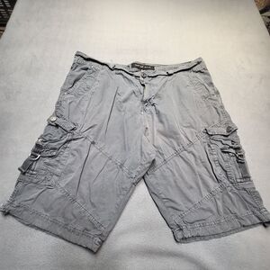 XRAY Jeans Shorts Mens 42 Gray Cargo Utility Pockets Hiking